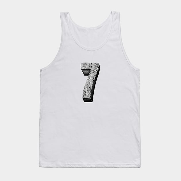 'Lucky Number 7' Awesome Lucky Number Gift Tank Top by ourwackyhome
